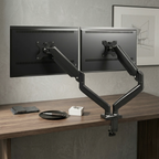 Bras d’écran double articulé 13–32 pouces | Atelier Desk