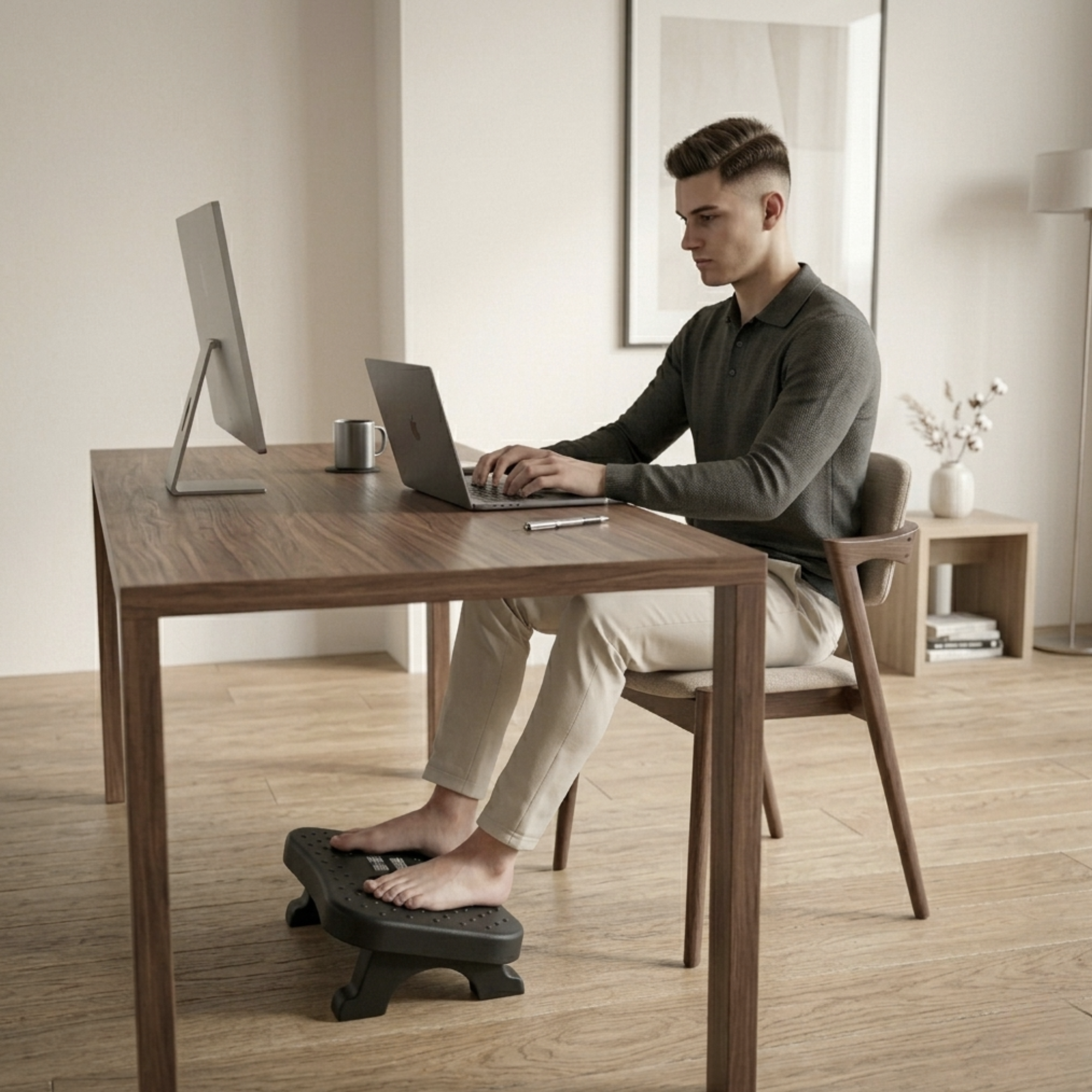 Repose-pieds bureau ergonomique réglable avec massage | Atelier Desk
