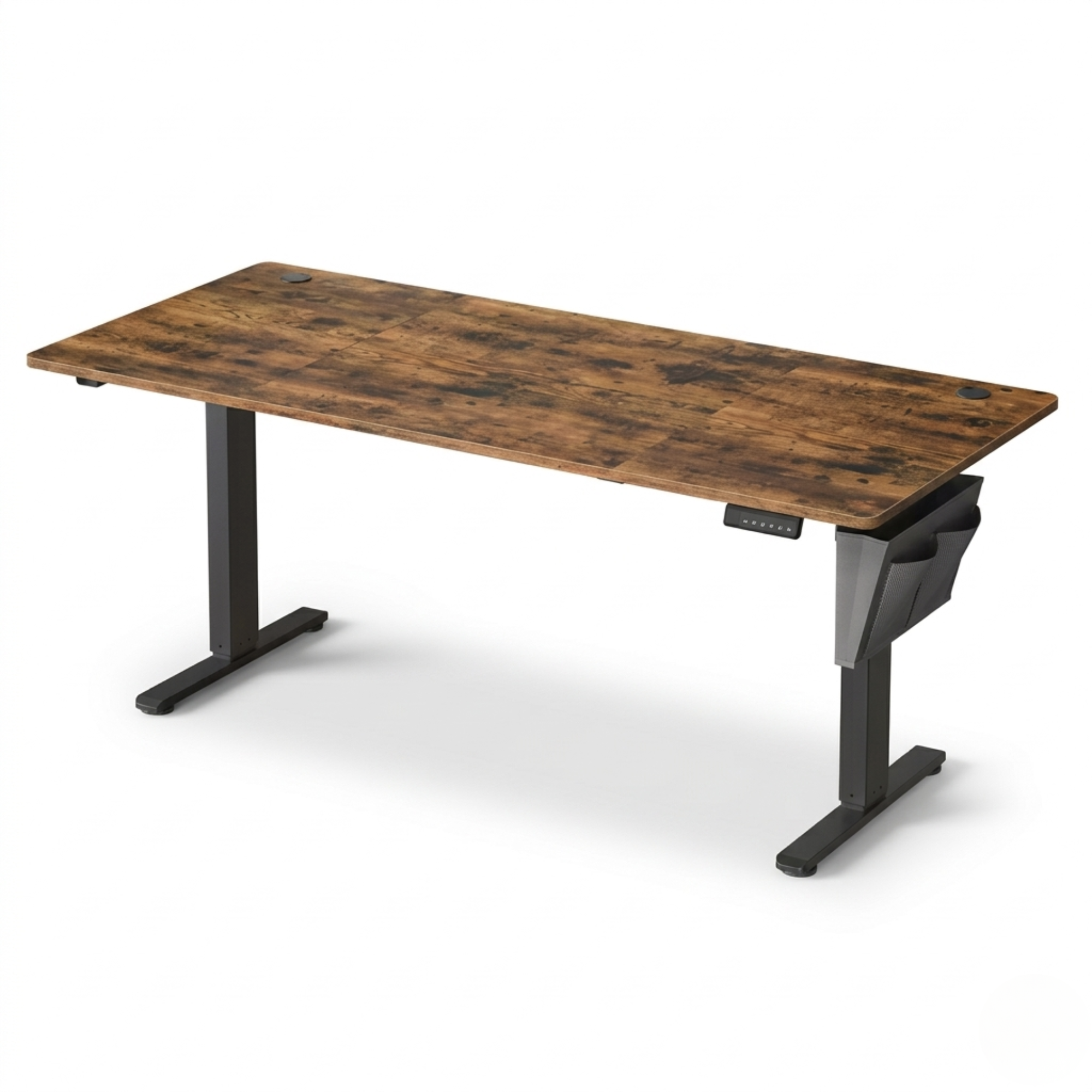 Bureau assis debout électrique avec rangement 180×80 cm | Atelier Desk