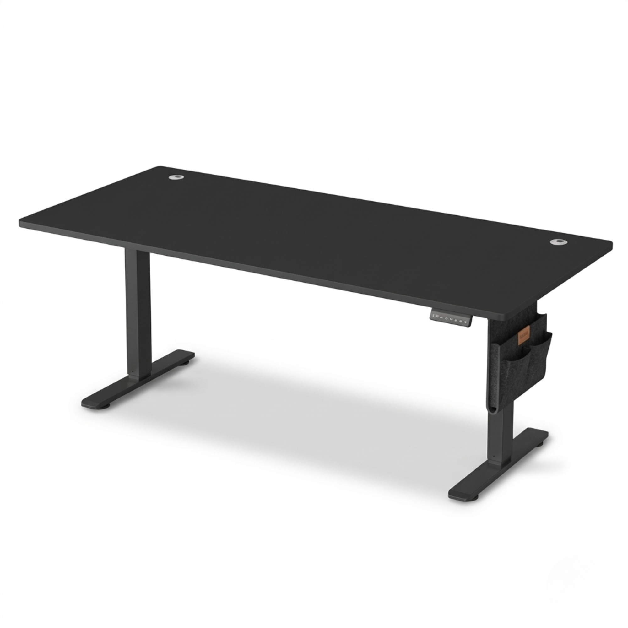 Bureau assis debout électrique avec rangement 180×80 cm | Atelier Desk