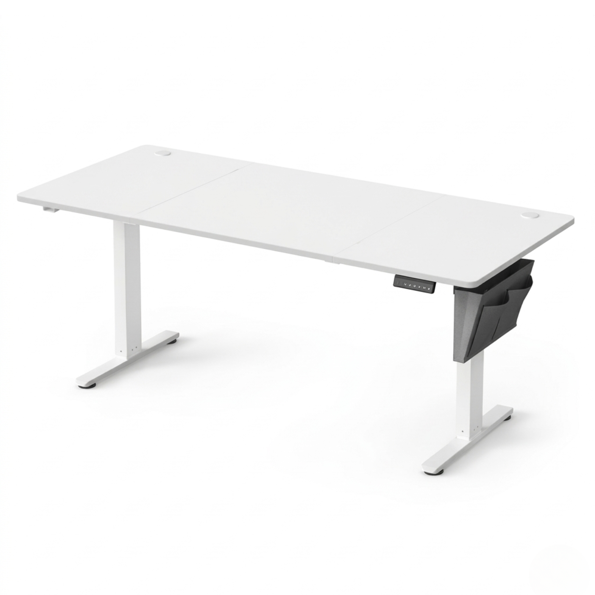 Bureau assis debout électrique avec rangement 180×80 cm | Atelier Desk