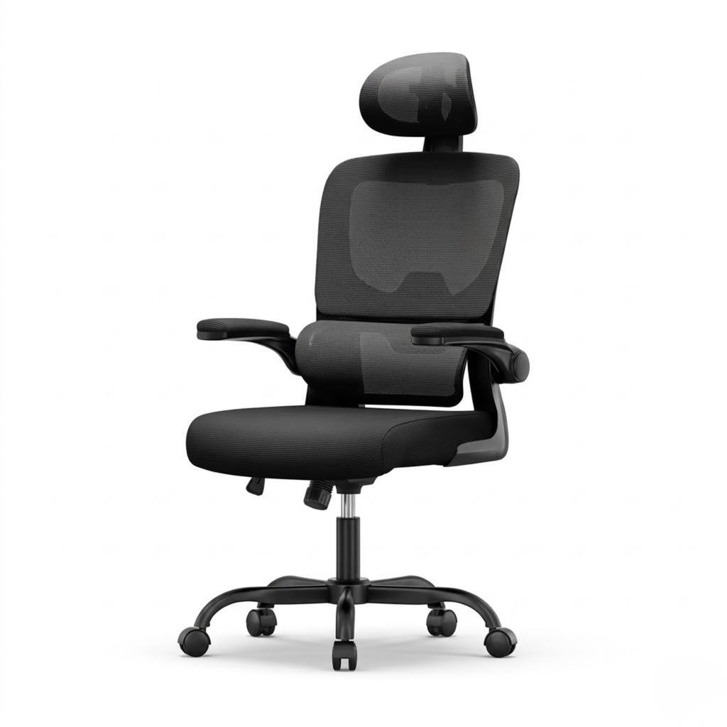 Chaise de bureau ergonomique avec appui-tête | Atelier Desk