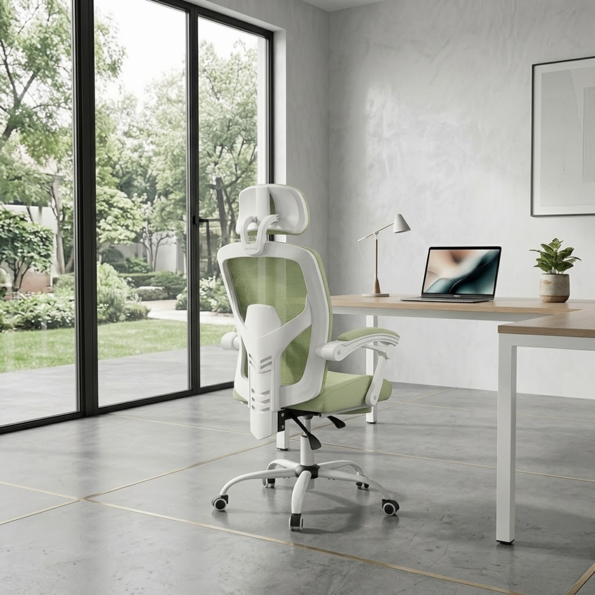 Chaise de bureau ergonomique avec repose-pieds | Atelier Desk