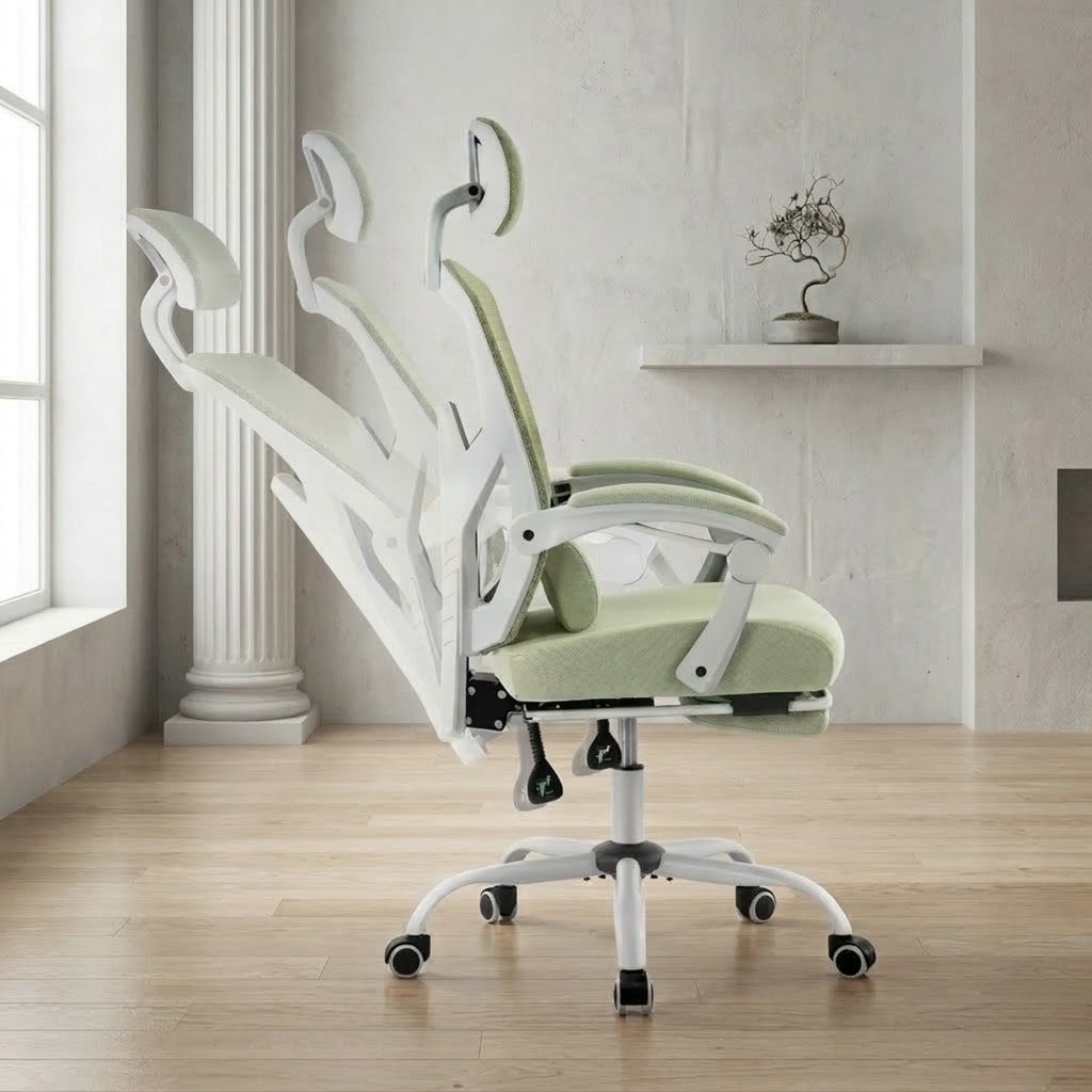 Chaise de bureau ergonomique avec repose-pieds | Atelier Desk