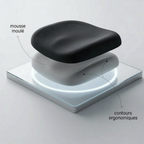Chaise de bureau ergonomique avec support lombaire adaptatif | Atelier Desk