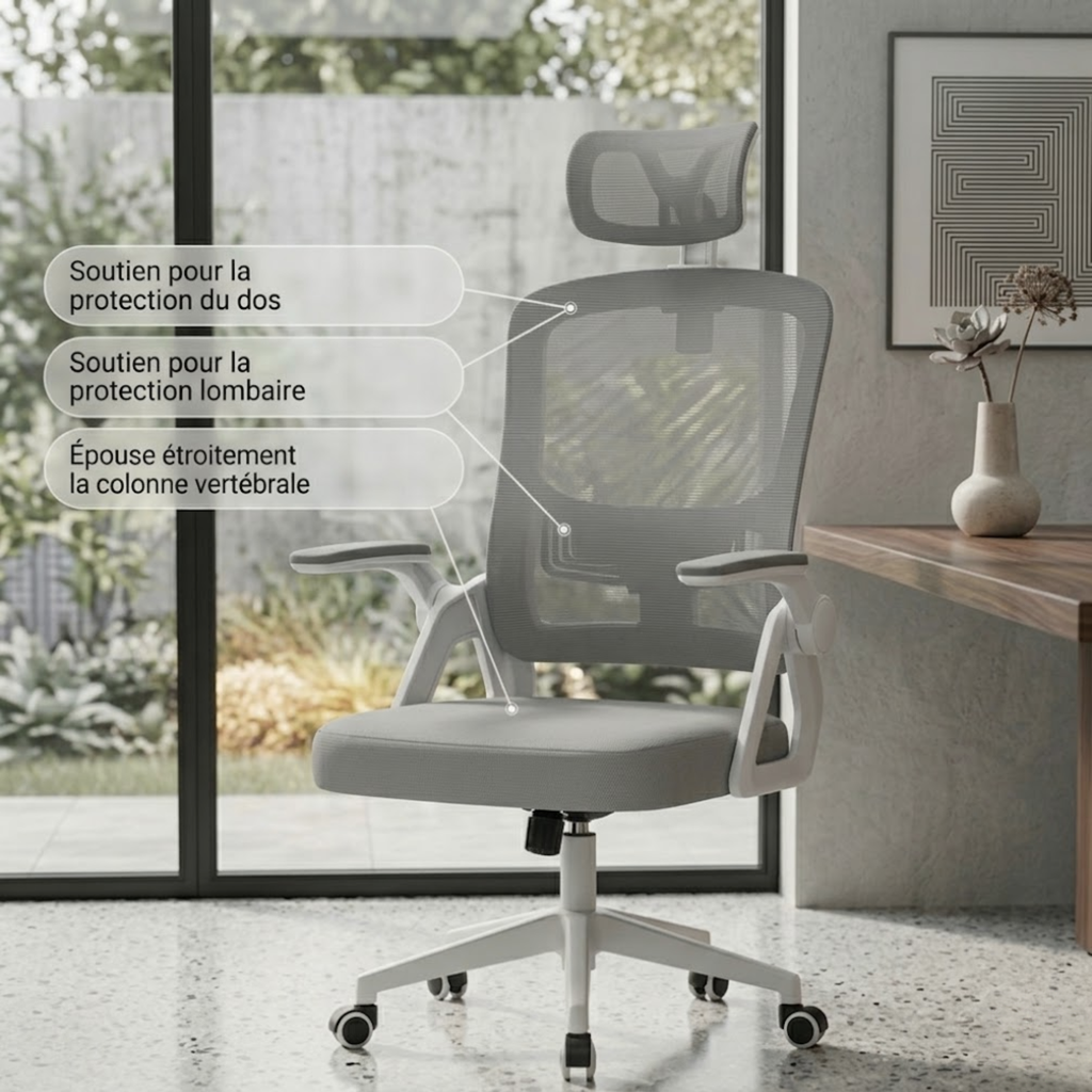 Chaise de bureau ergonomique confortable | Atelier Desk