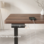 Bureau assis debout électrique 140 × 70 cm | Atelier Desk