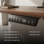 Bureau assis debout électrique 140 × 70 cm | Atelier Desk