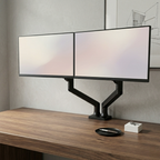 Bras d’écran double articulé 13–32 pouces | Atelier Desk